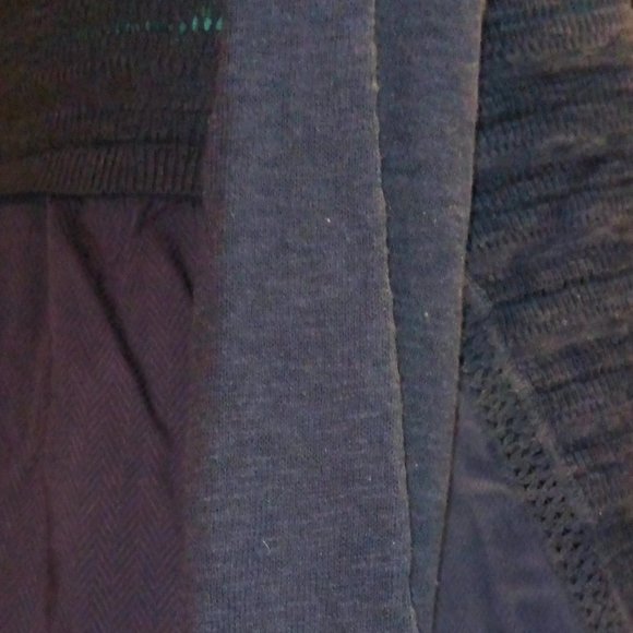 Style & Co Mixed Media High-Low Top in Blue Sz PL NWT - Picture 9 of 13